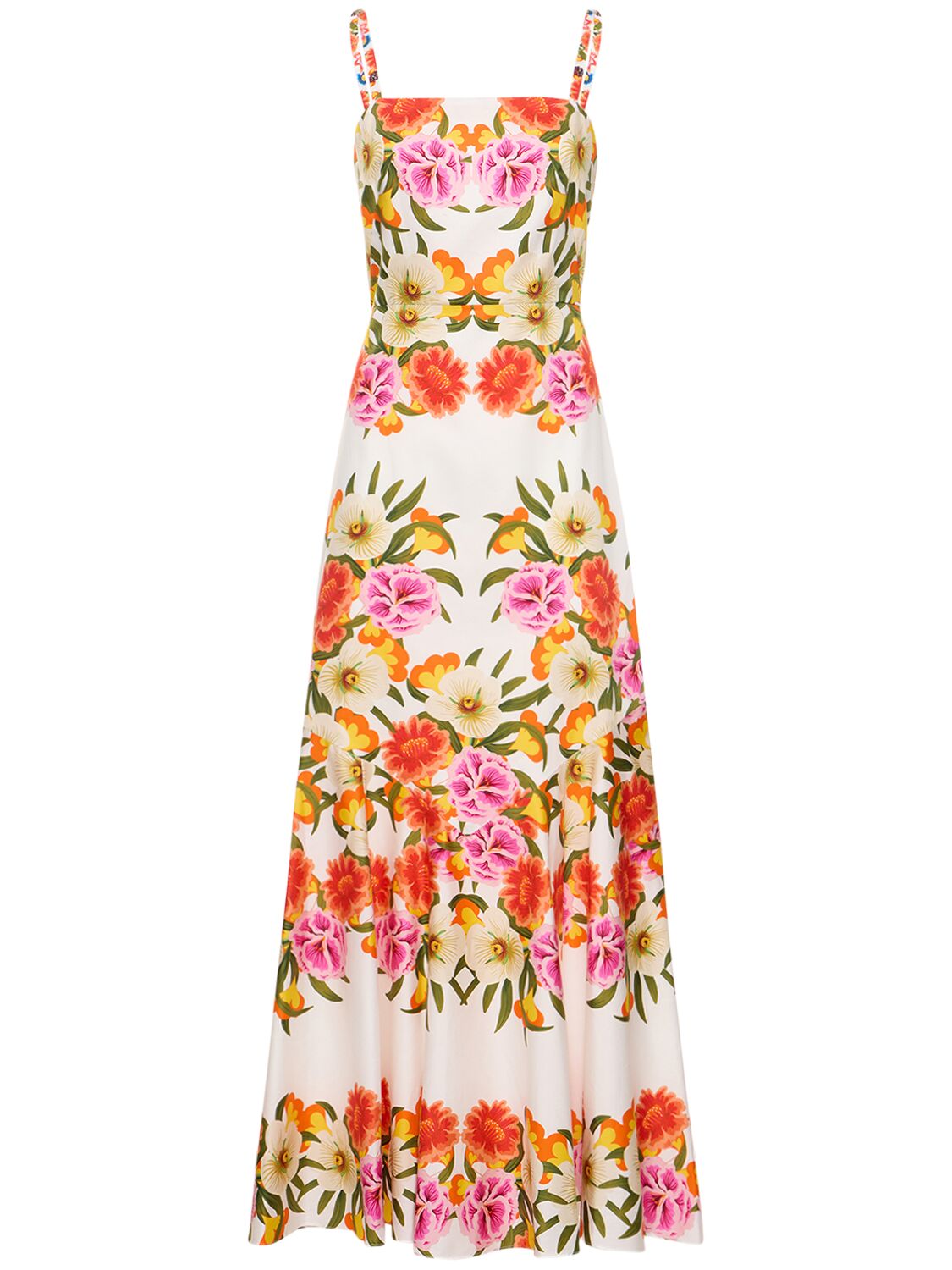 Jalisa Floral Print Cotton Maxi Dress
