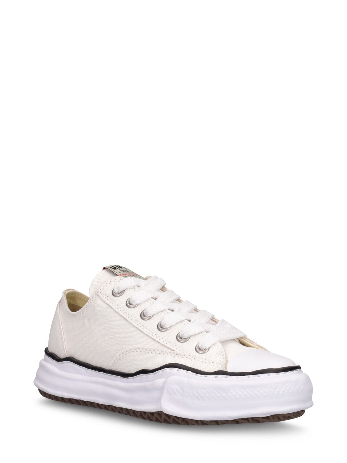 Shop Miharayasuhiro Peterson Low Og Sole Canvas Sneakers In White