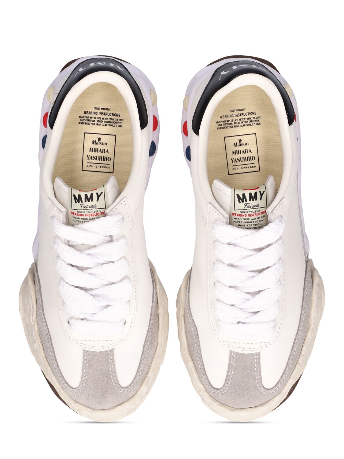 Shop Miharayasuhiro Herbie Low Og Sole Canvas Sneakers In White
