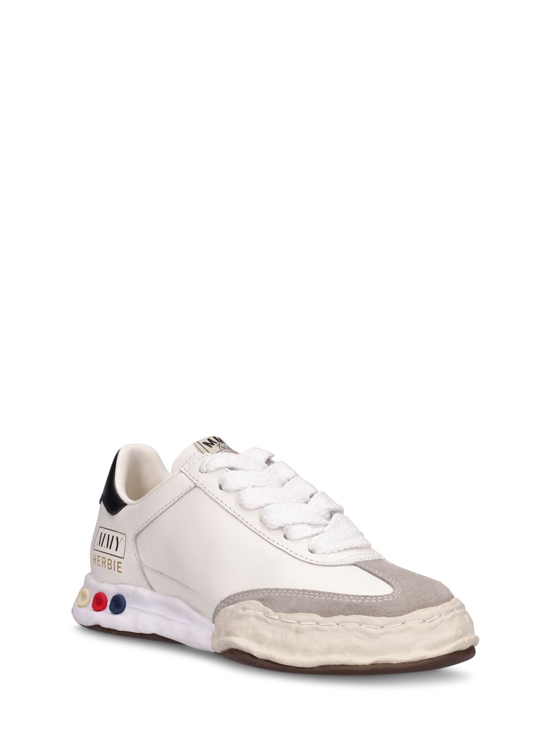 Miharayasuhiro Herbie Low Lace-up Sneakers In White | ModeSens