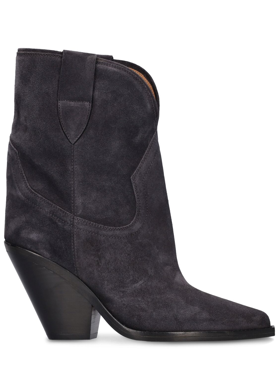 90mm Leyane Suede Ankle Boots – WOMEN > SHOES > BOOTS