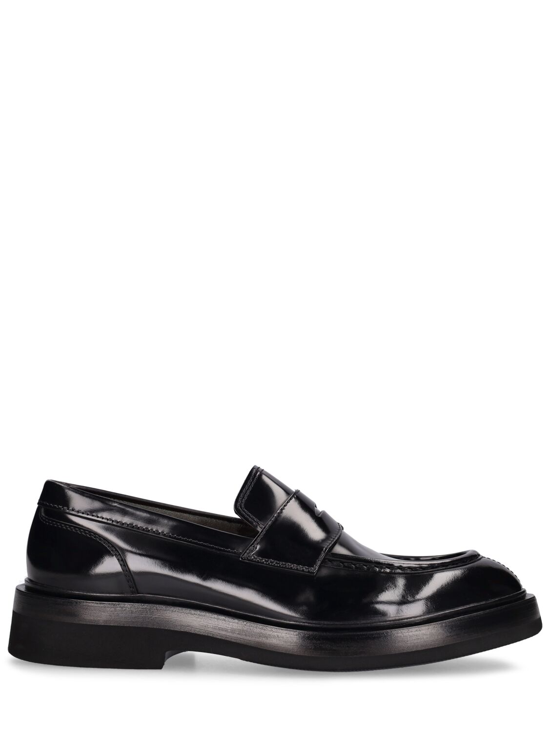 „gunder“ Leather Penny Loafers – MEN > SHOES > LOAFERS
