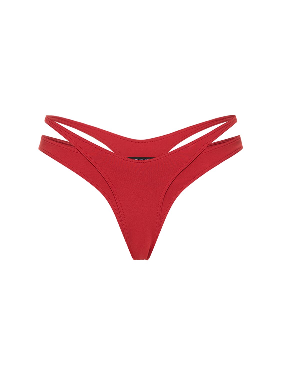 New Look V-front bikini bottoms in pink tropical