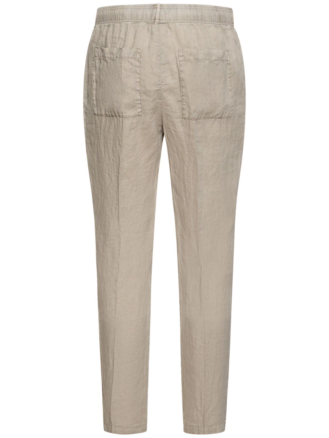 James Perse Lightweight Linen Trousers In Beige