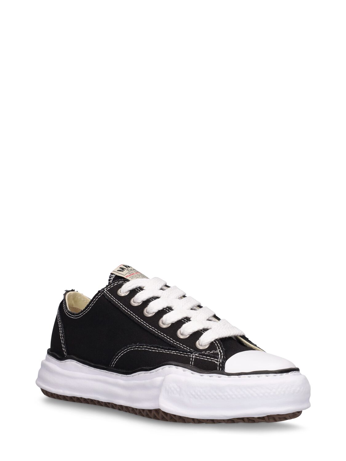 Shop Miharayasuhiro Peterson Low Og Sole Canvas Sneakers In Black