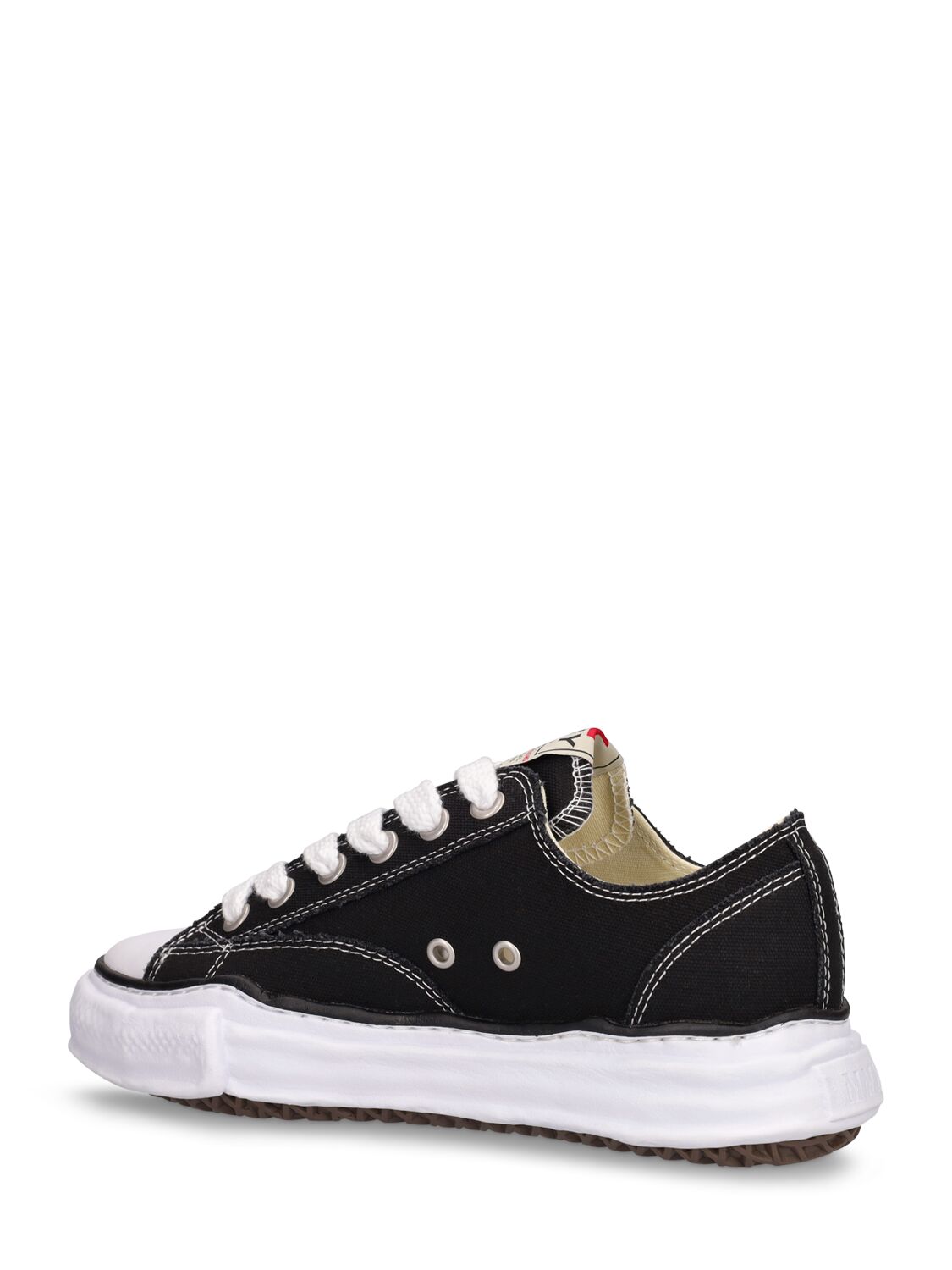 Shop Miharayasuhiro Peterson Low Og Sole Canvas Sneakers In Black