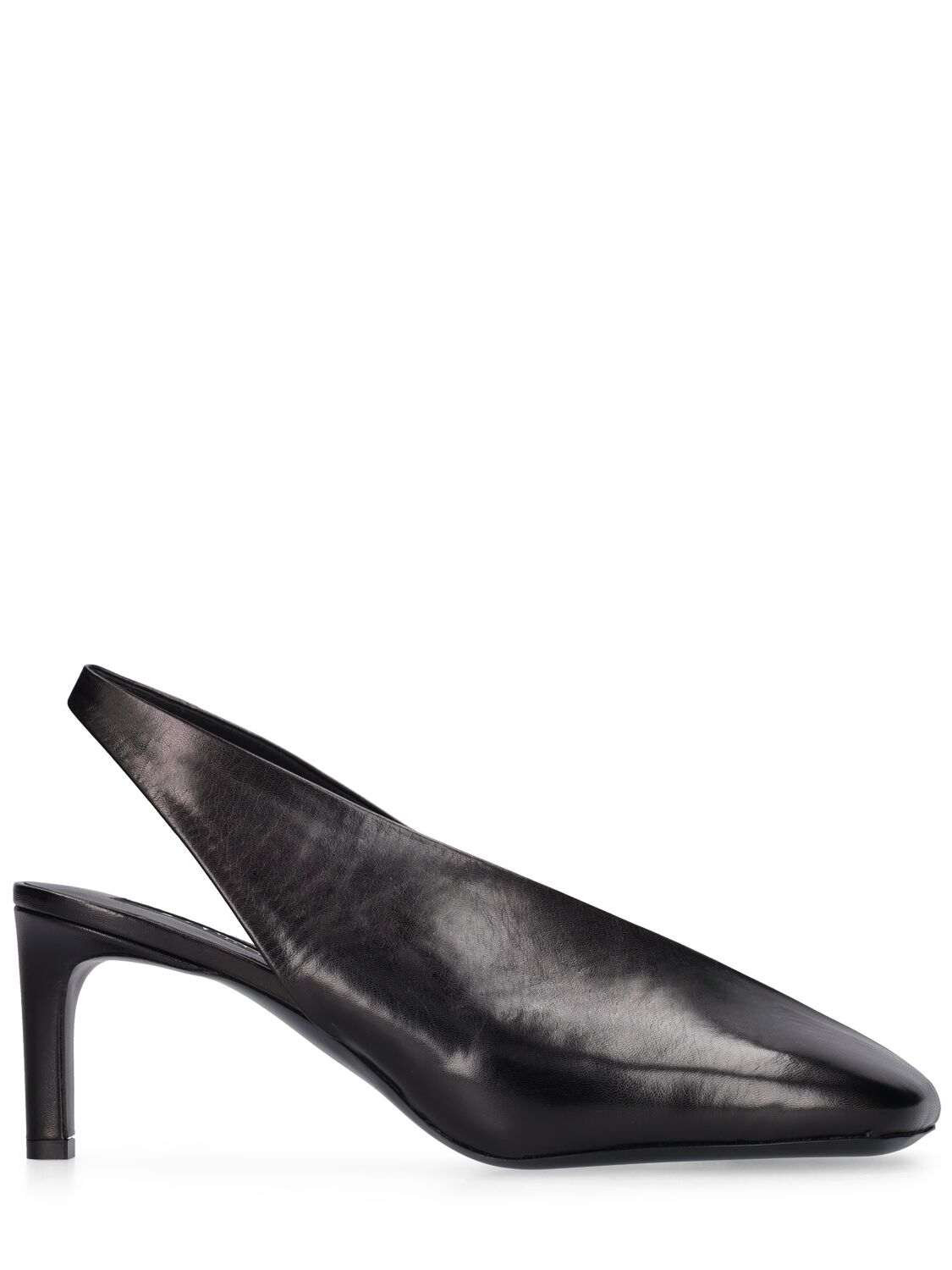 Image of 65mm Court Leather Pumps