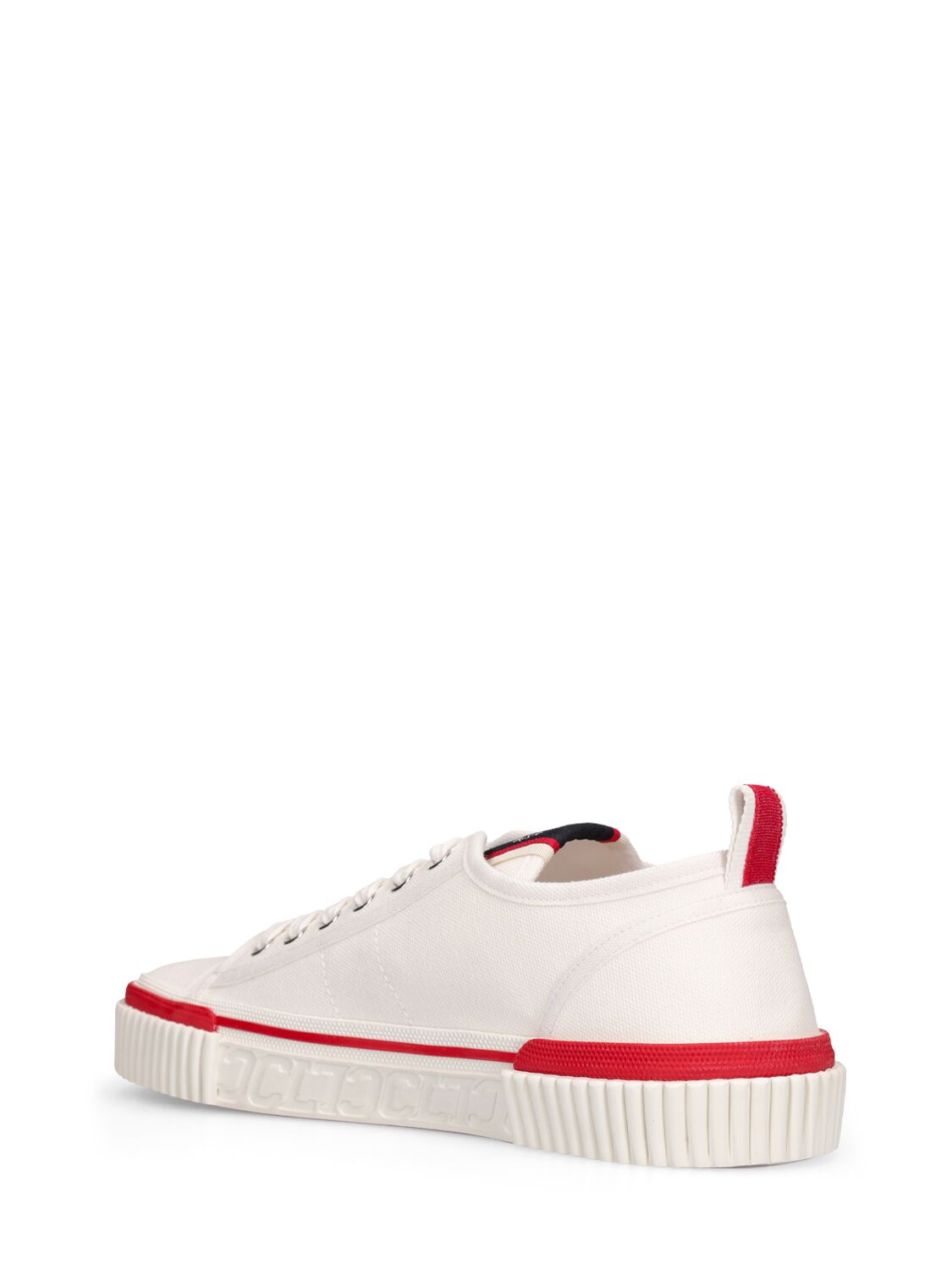 Shop Christian Louboutin 20mm Pedro Canvas Low Top Sneakers In White