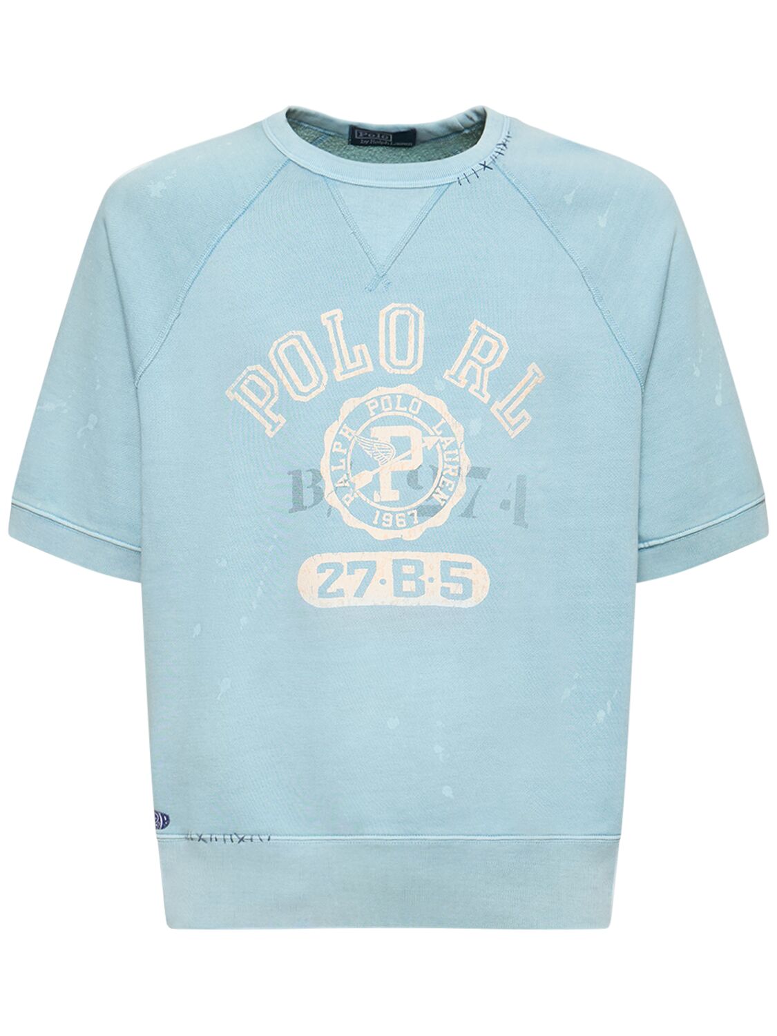 Polo Ralph Lauren Logo Cotton Short Sleeve Sweatshirt