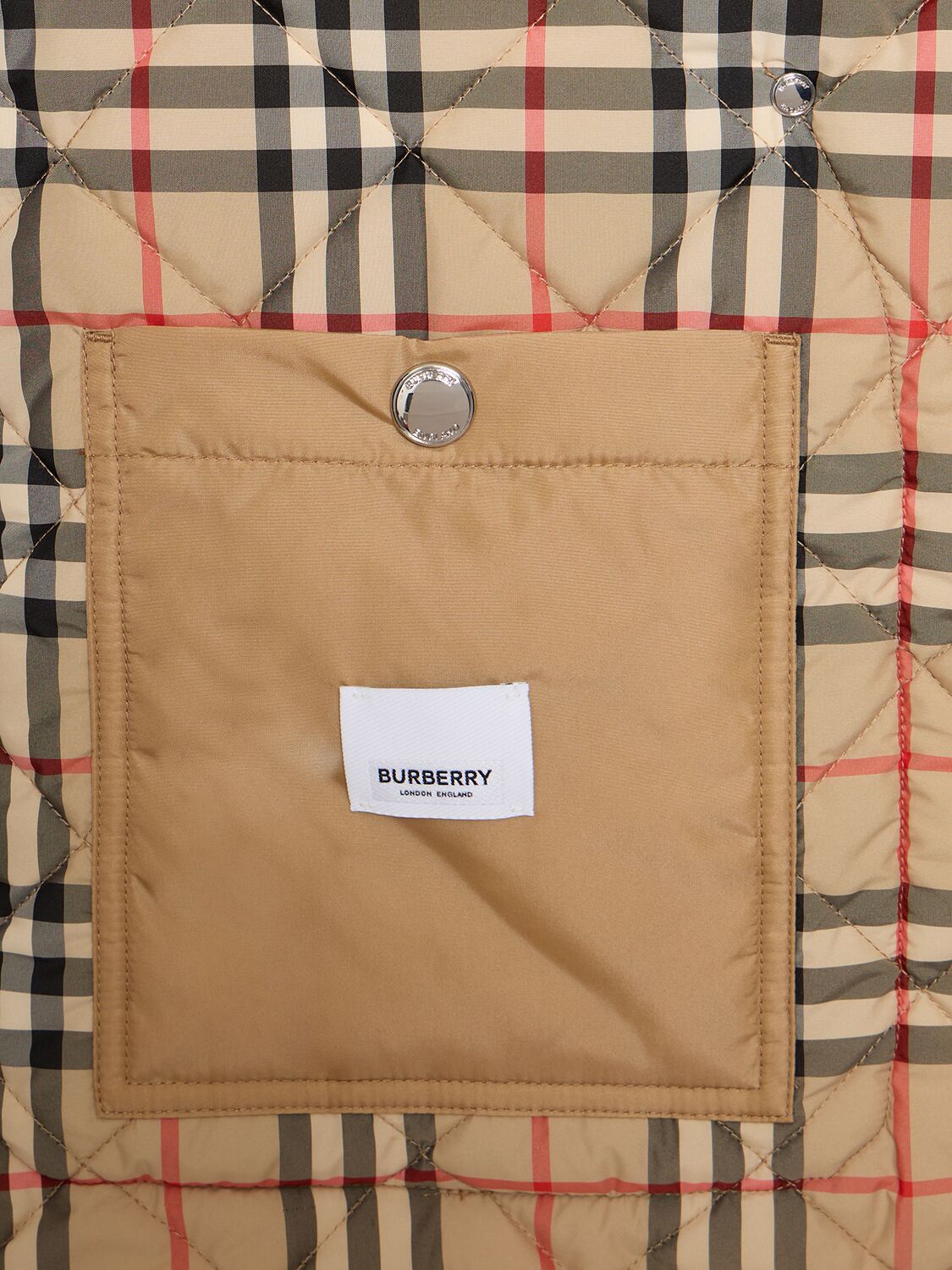 Shop Burberry Penston Quilted Jacket W/ Belt In Archive Beige