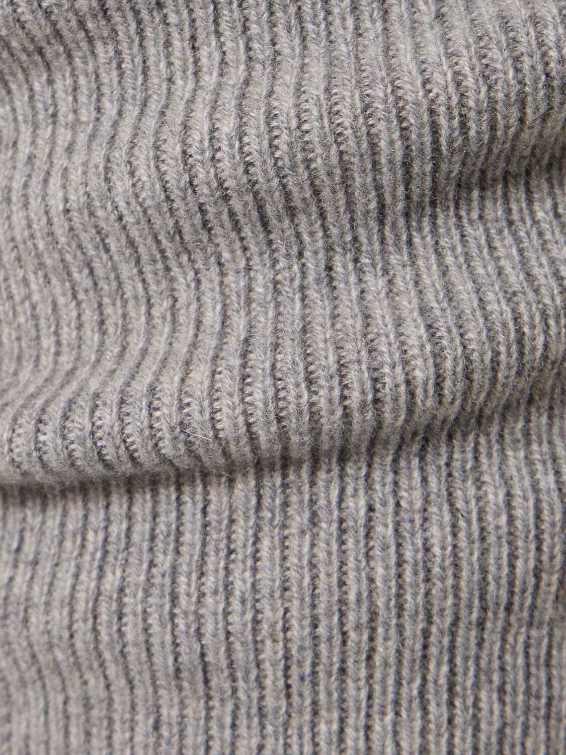 Shop Magda Butrym Rib Knit Cashmere Leggings In Grey