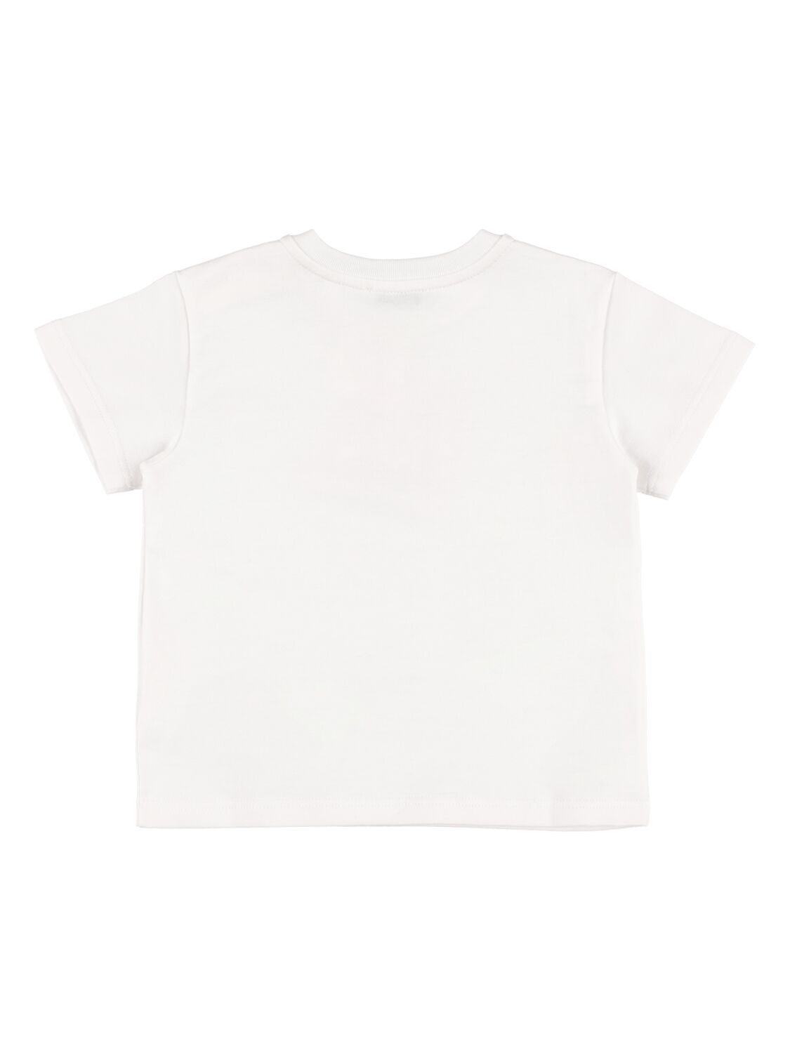 DOLCE & GABBANA LOGO PRINT COTTON JERSEY T-SHIRT 