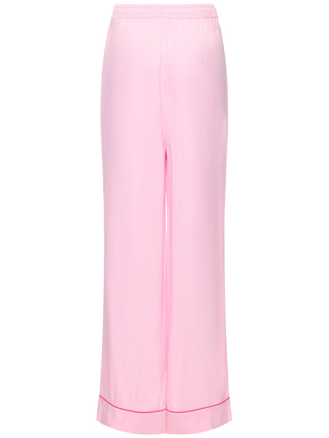 Shop Sleeper Pastelle Viscose Oversize Pants In Pink