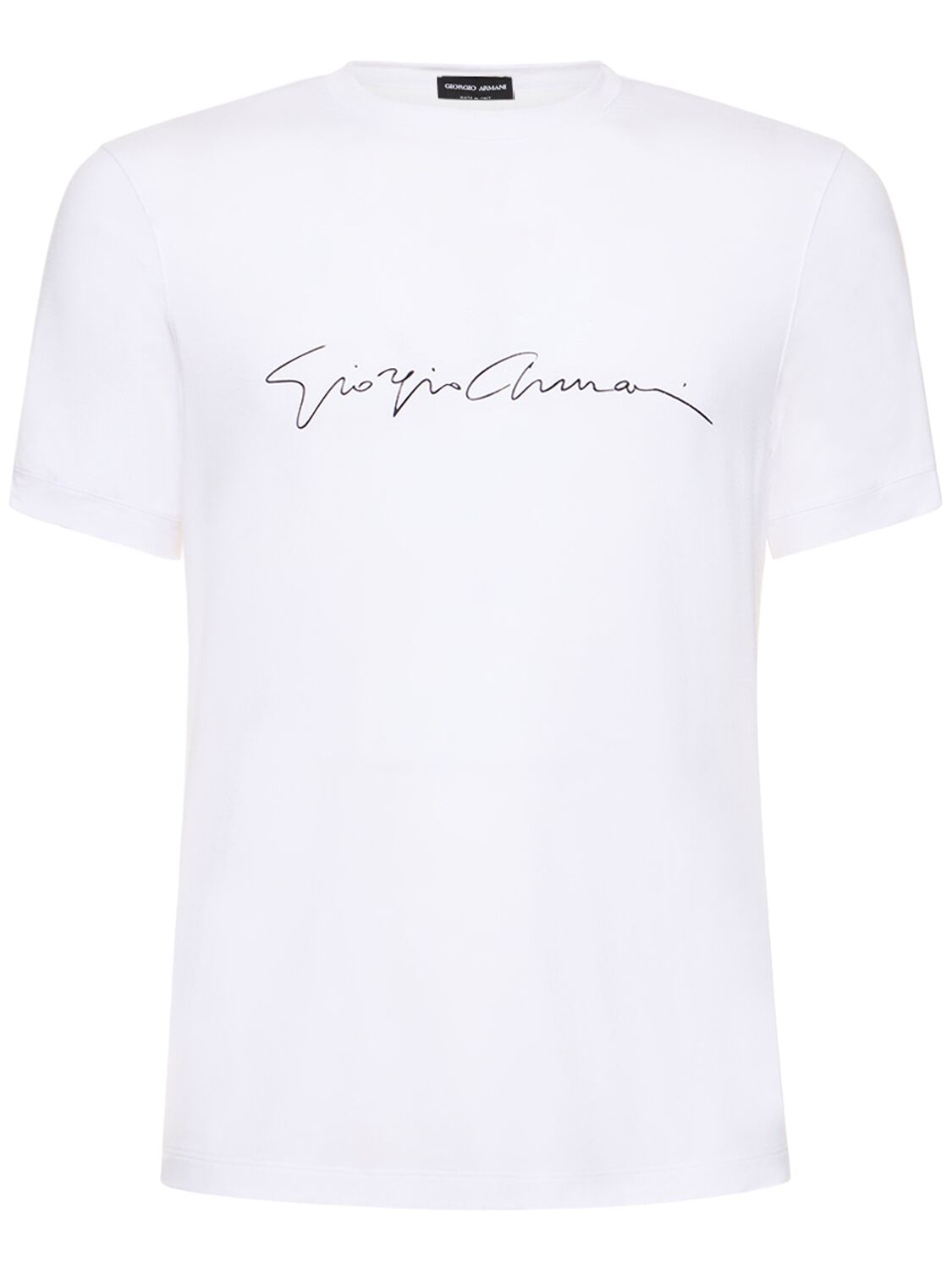 Embroidered Logo T-shirt – MEN > CLOTHING > T-SHIRTS