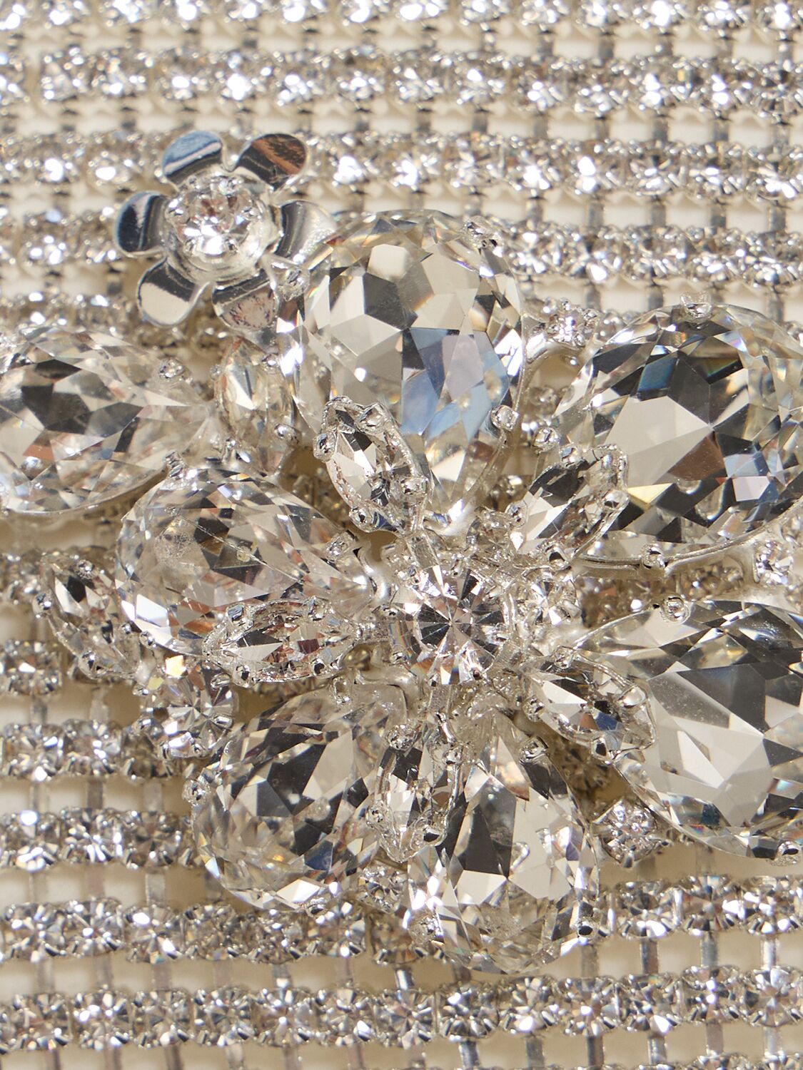 Shop Magda Butrym Crystal Body Jewelry In Silver