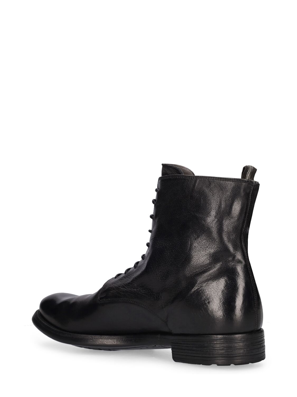 OFFICINE CREATIVE HIVE ZIPPED LACE-UP BOOTS 