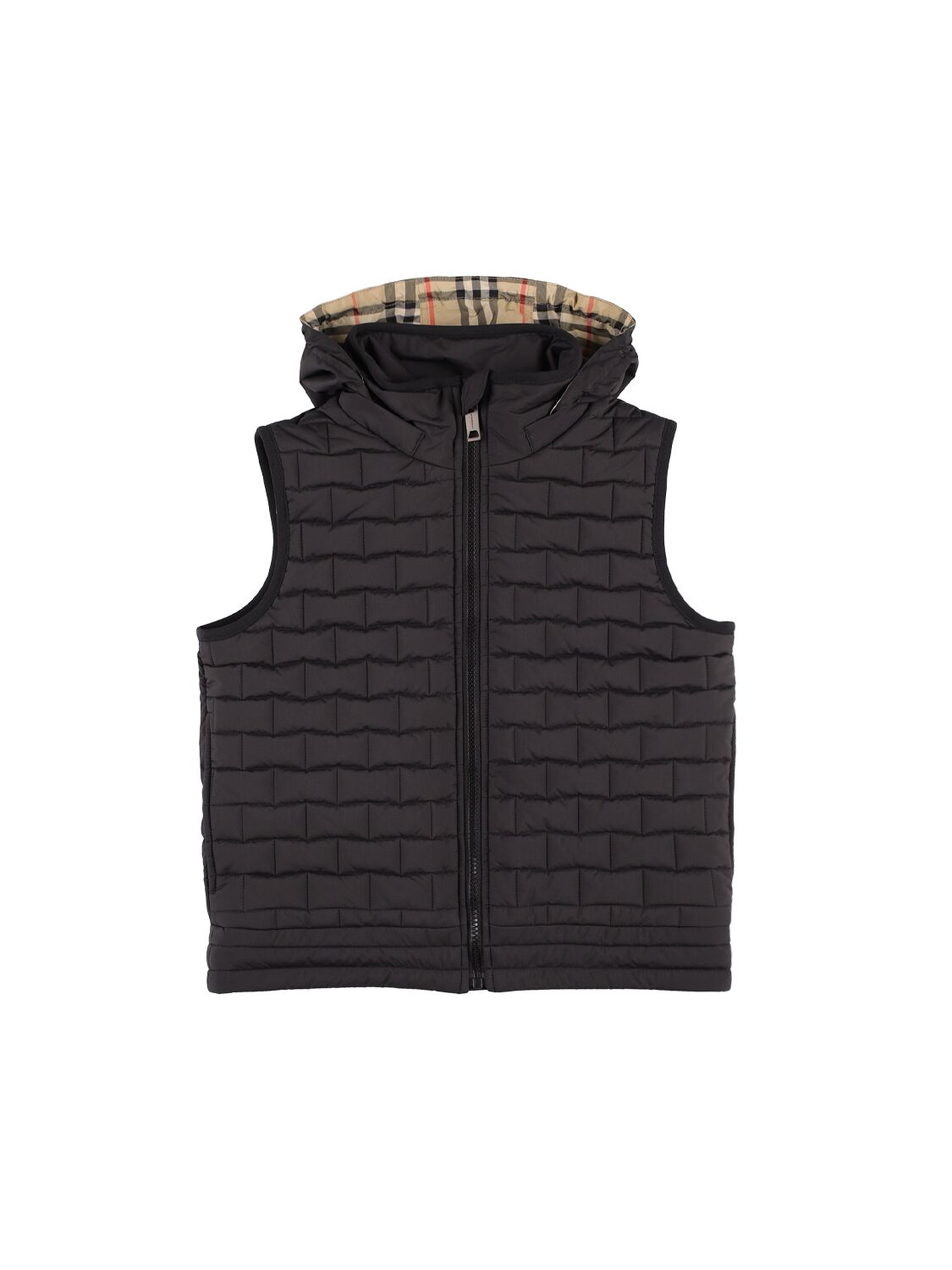Burberry Kids' Quilted Puffer Vest In Black