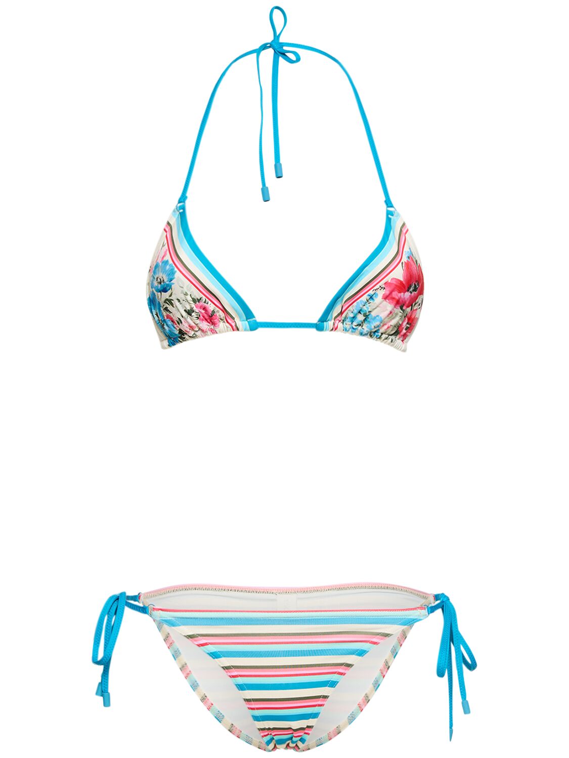 Halycon Printed Mini Triangle Bikini Set – WOMEN > CLOTHING > SWIMWEAR