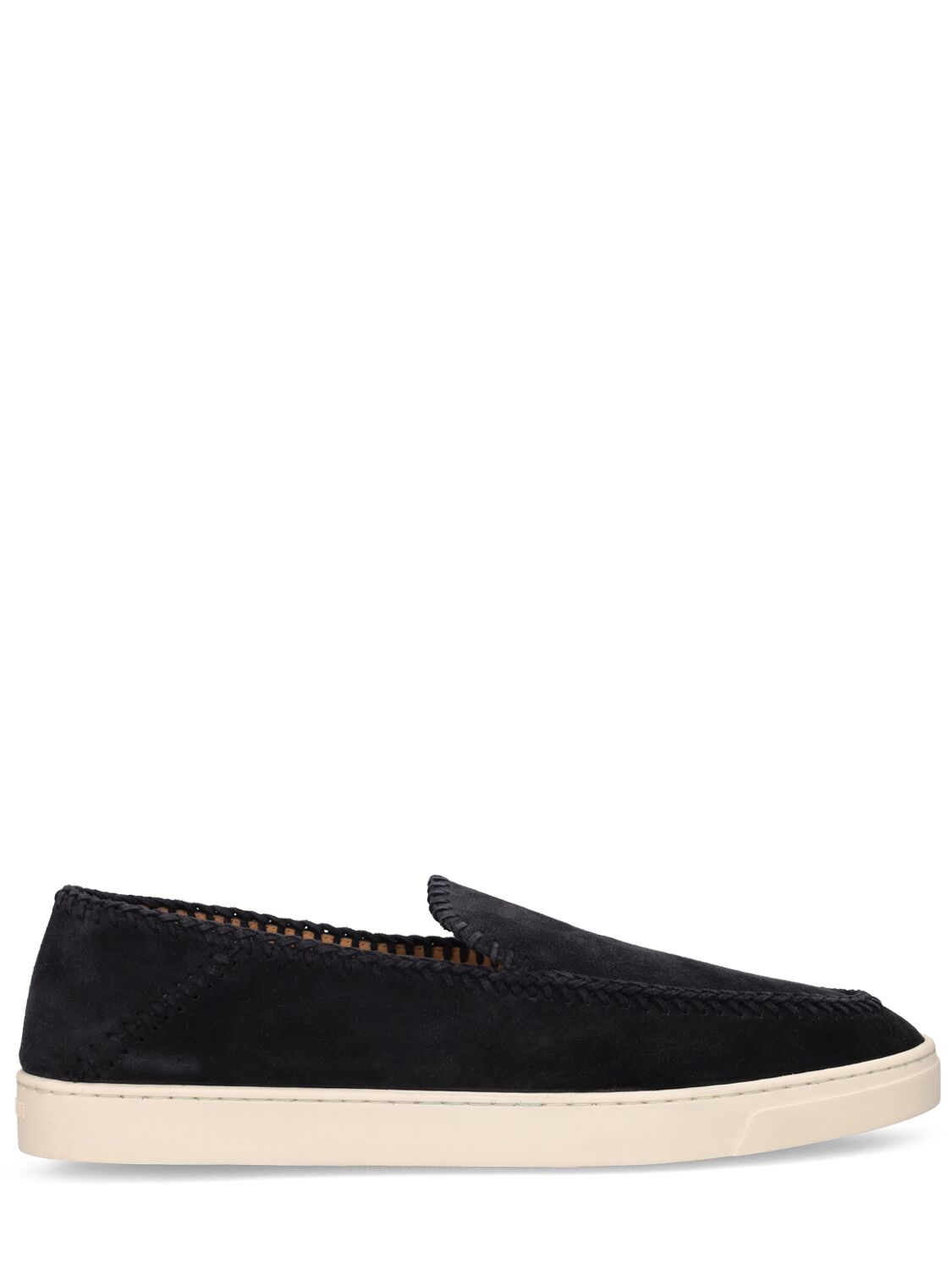 Image of Suede Slip-on Loafers