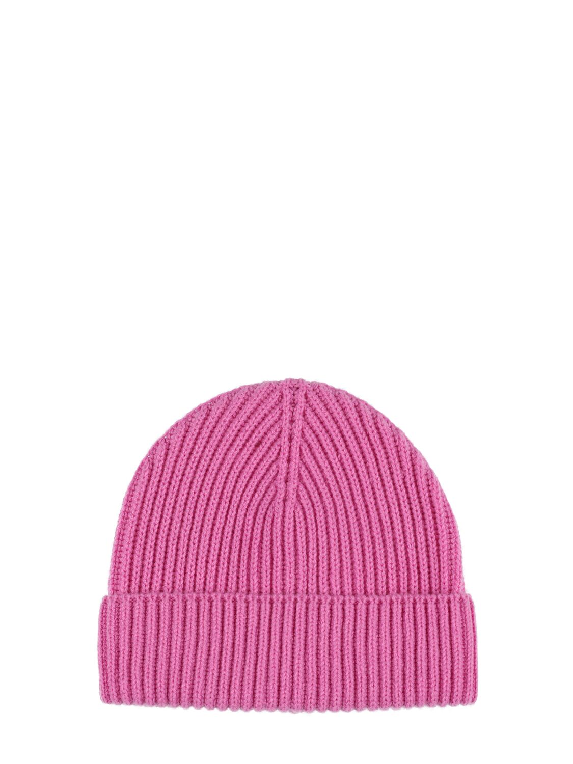 Annagreta Vanina Ribbed Cashmere Hat In Pink
