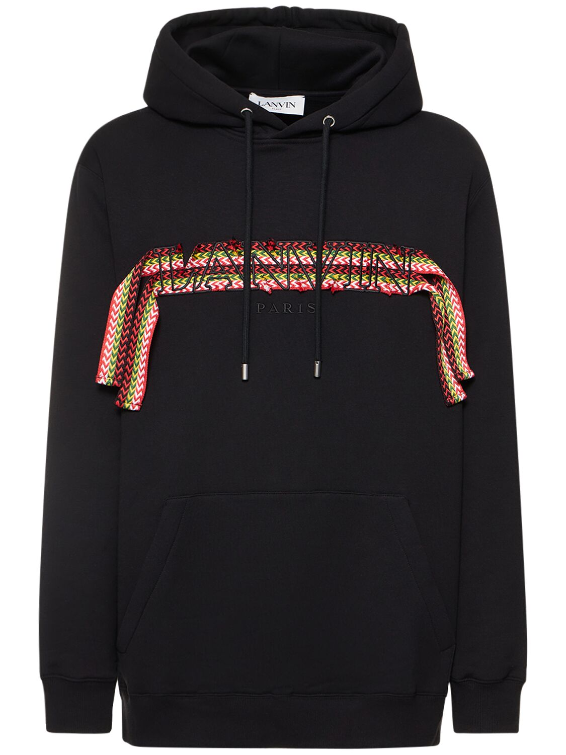 Image of Curb Logo Embroidery Cotton Hoodie