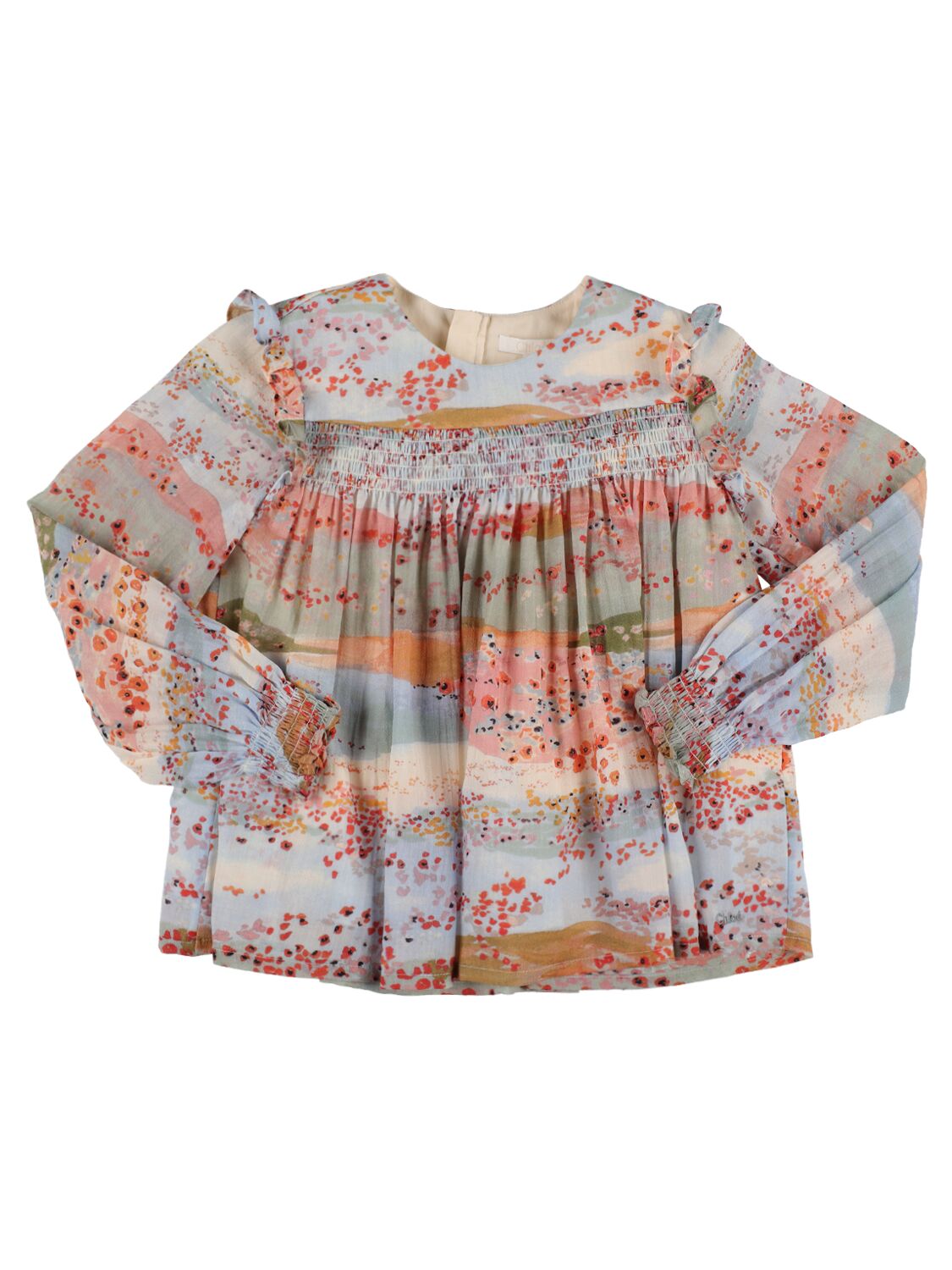 Printed Wool Gauze Shirt – KIDS-GIRLS > CLOTHING > SHIRTS