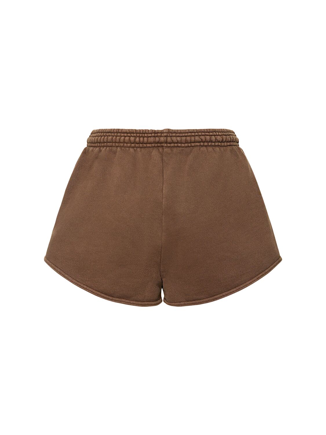 Shop Entire Studios Brunette Micro Shorts In Brown