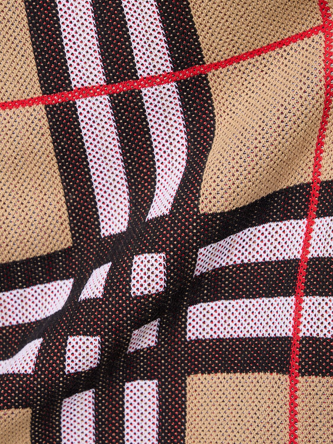 HARRIETTA格纹平纹针织卫衣