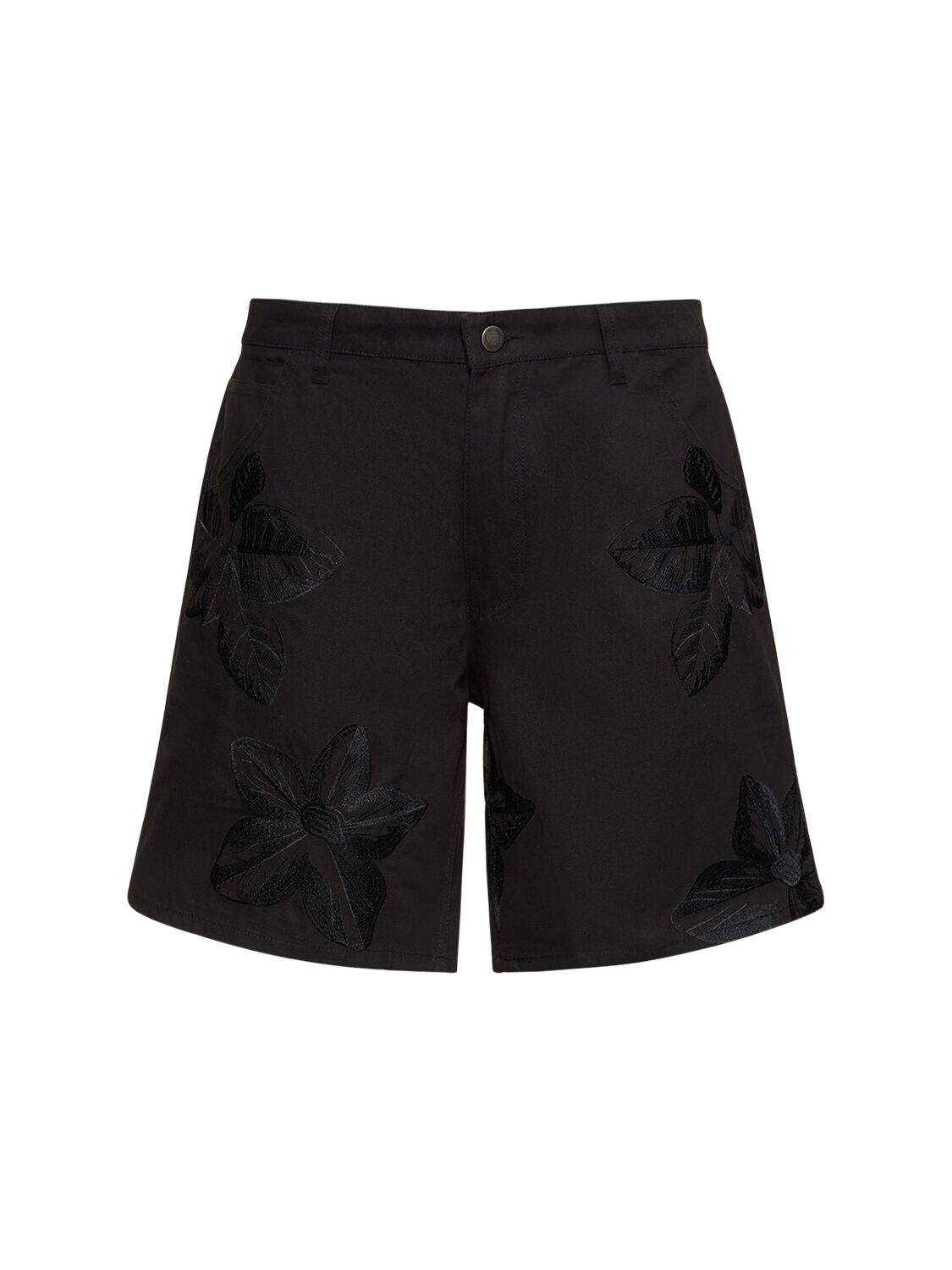 B-summer Embroidered Canvas Shorts – MEN > CLOTHING > SHORTS