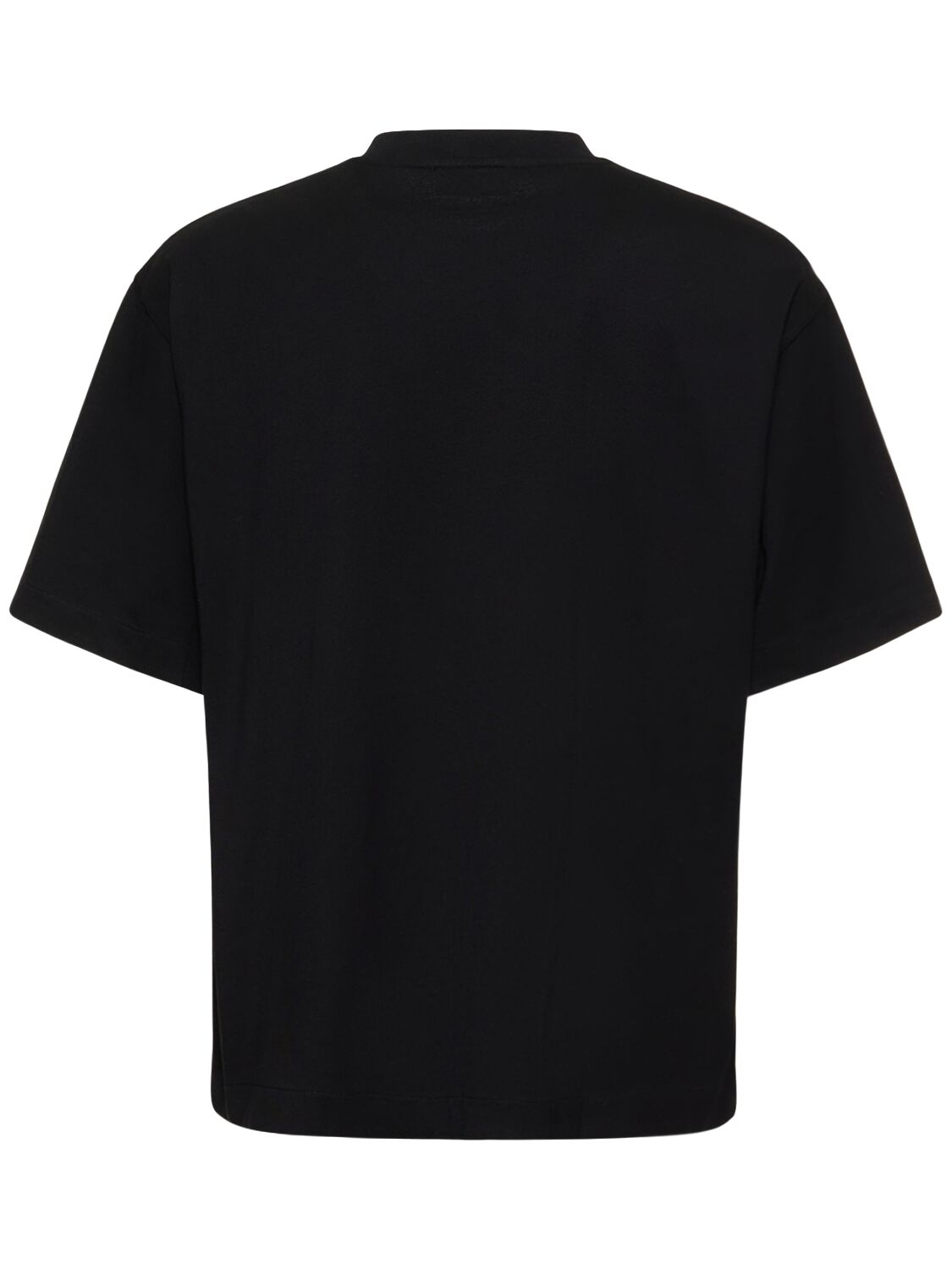 Shop Off-white Big Bookish Skate Cotton T-shirt In Black