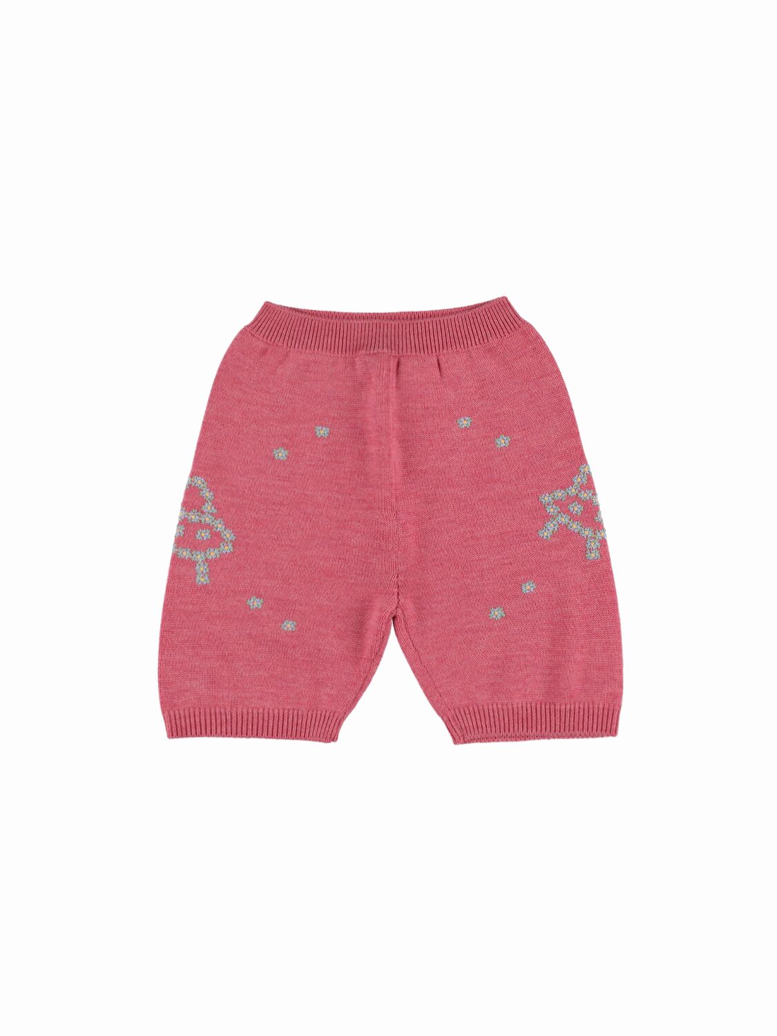 GUCCI EMBROIDERED WOOL SHORTS
