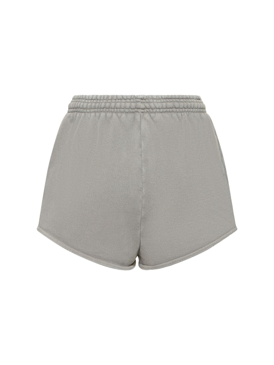 Shop Entire Studios Rhino Organic Cotton Micro Shorts In Grey