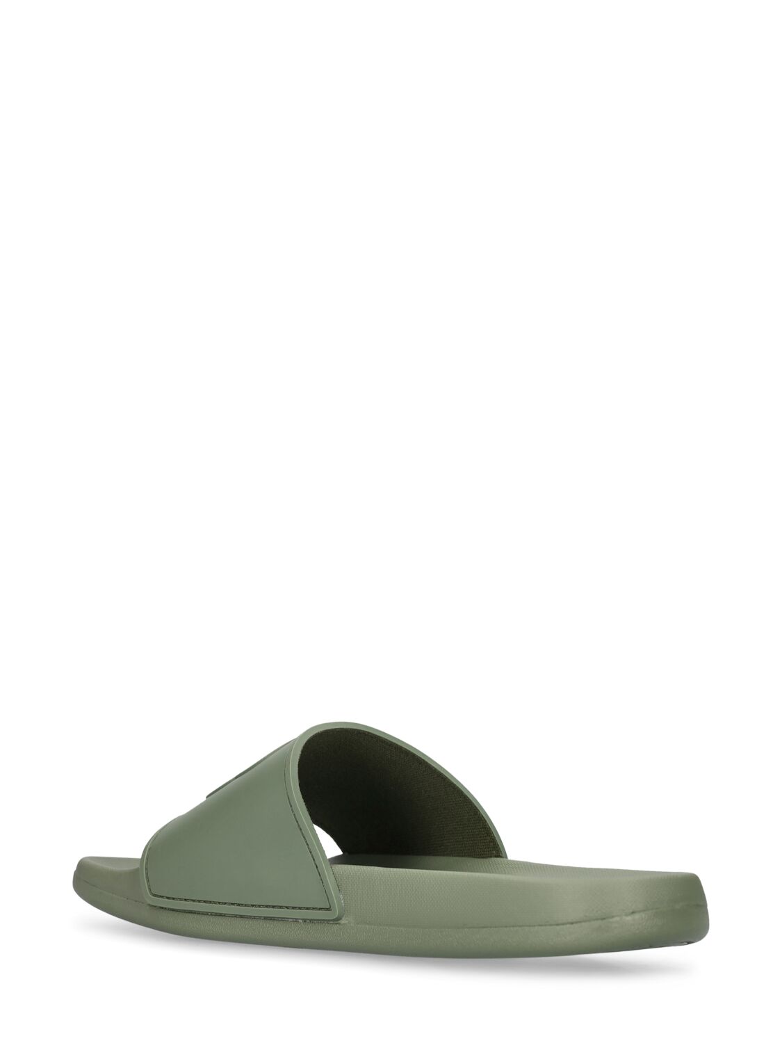 Shop Anine Bing 10mm Isla Rubber Slide Sandals In Green