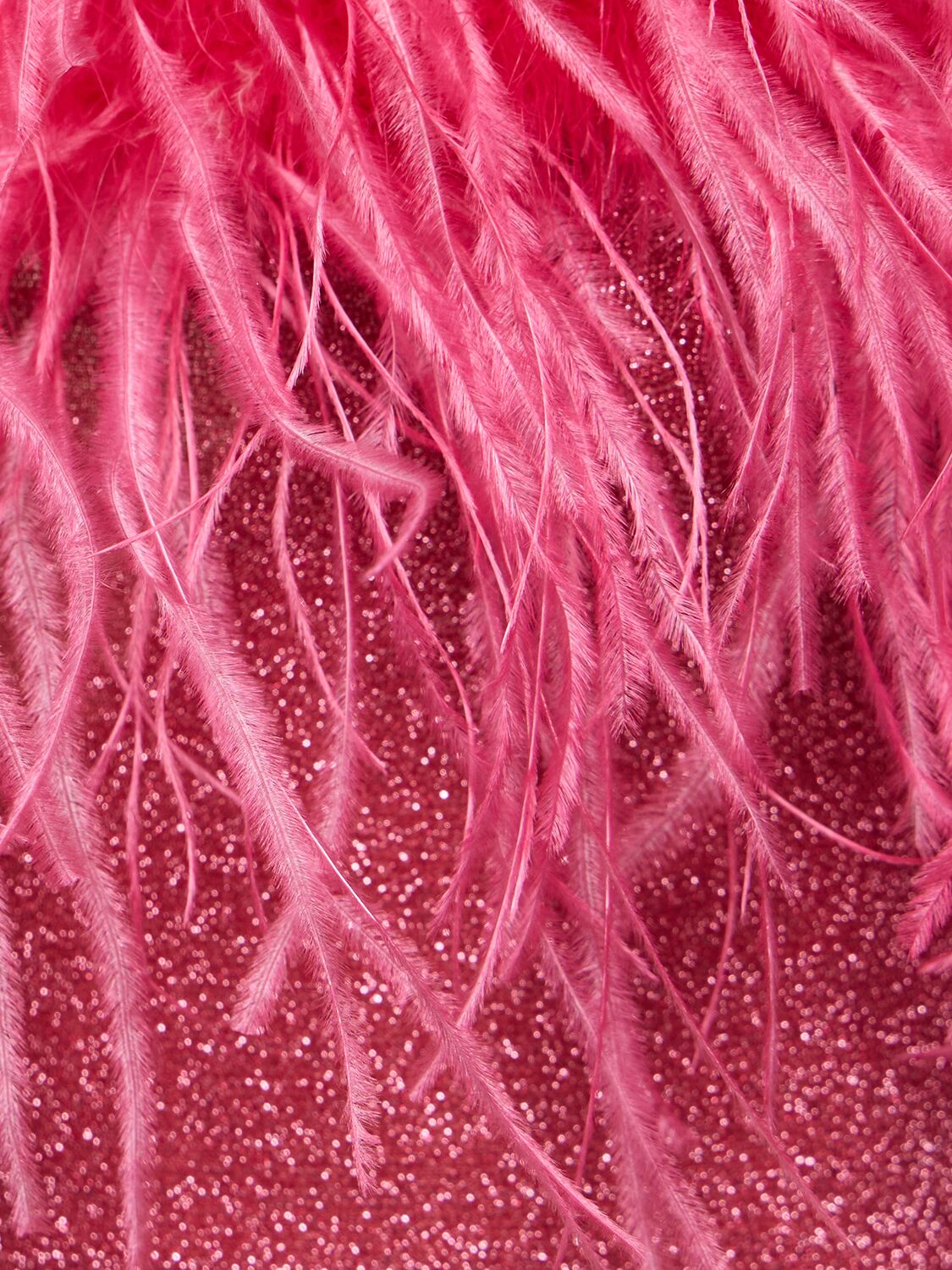 Shop Oséree Swimwear Lumiere Plumage Lurex Top In Pink