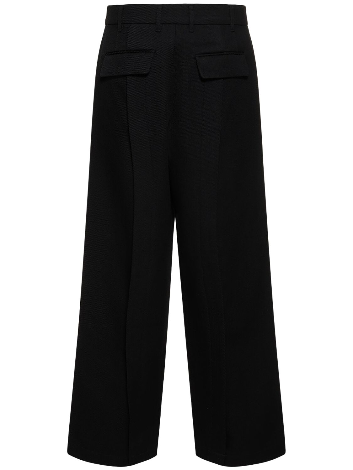 Shop Andersson Bell Camtton Wool Twill Pants In Black