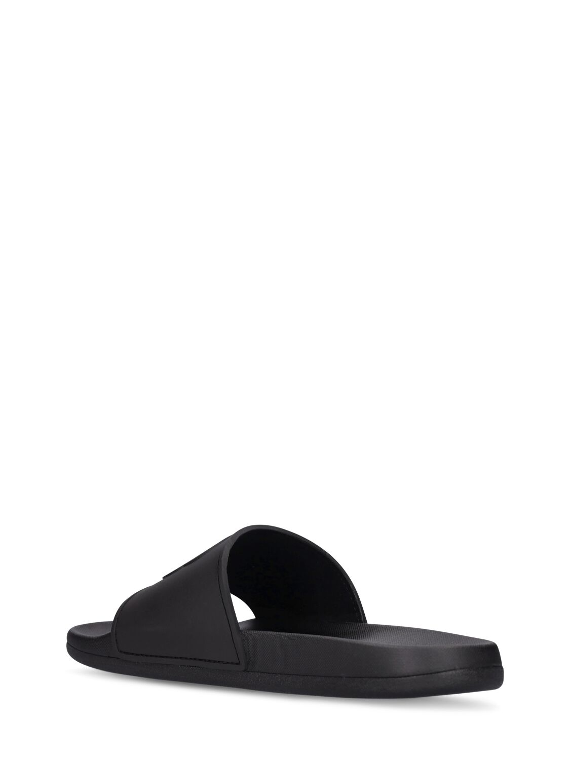 Shop Anine Bing 10mm Isla Rubber Slide Sandals In Black
