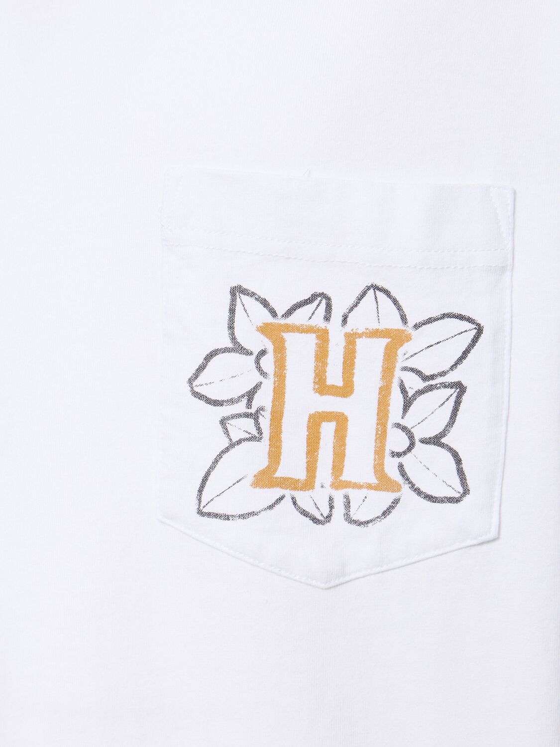 Shop Honor The Gift B-summer Floral Pocket Jersey T-shirt In White