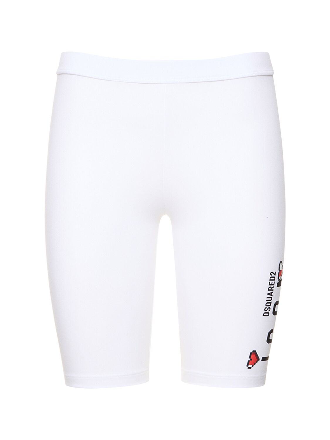 Icon Heart Cotton Jersey Cycling Shorts – WOMEN > CLOTHING > SPORTSWEAR