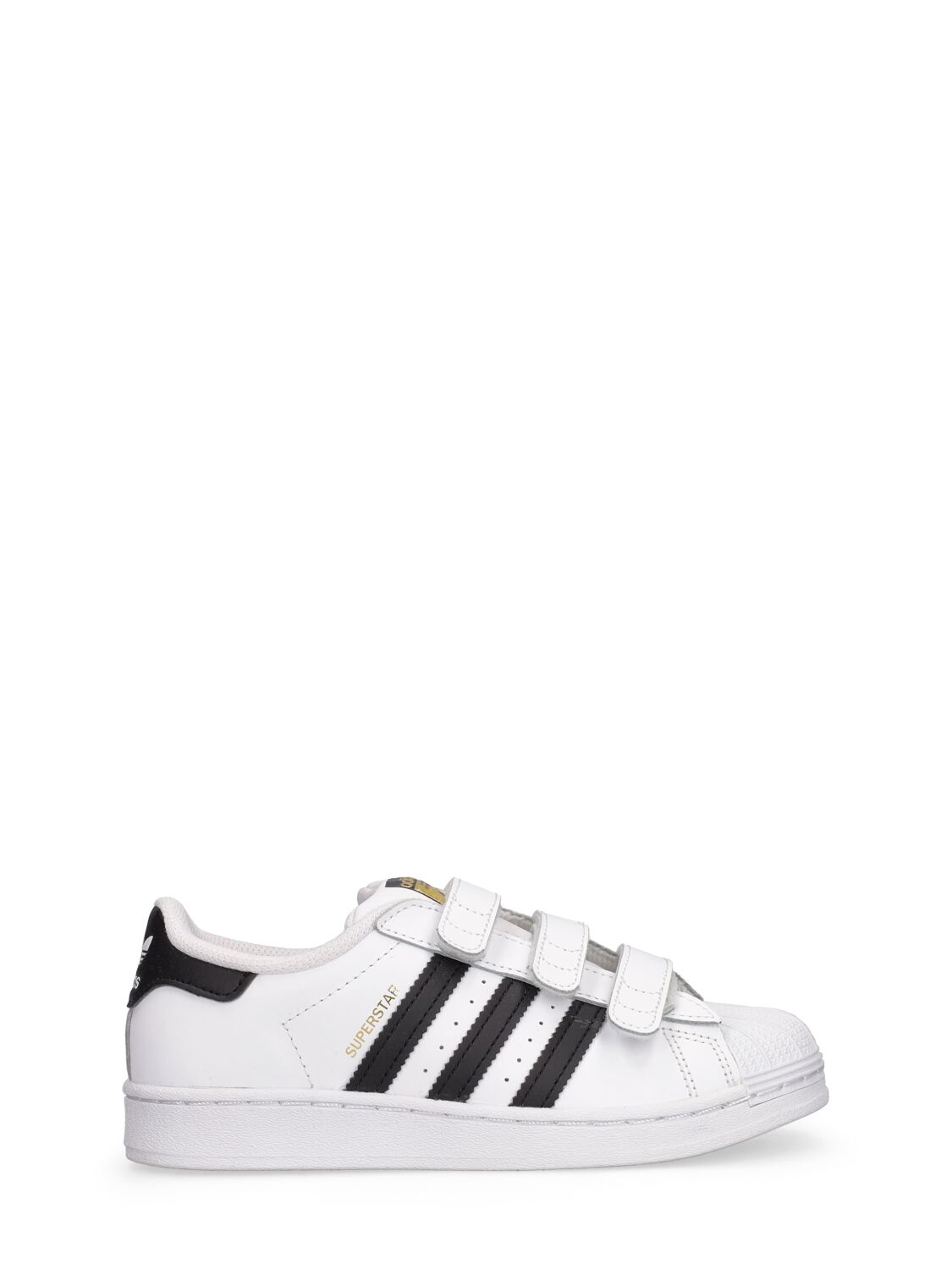 ADIDAS ORIGINALS SUPERSTAR LEATHER STRAP SNEAKERS