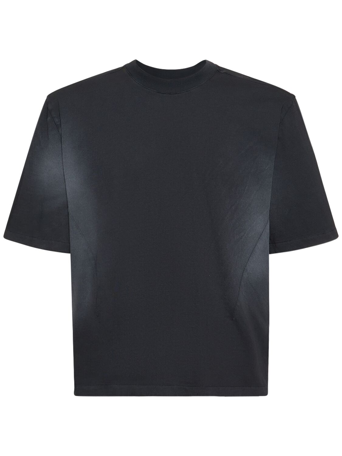 t-shirt noir délavé