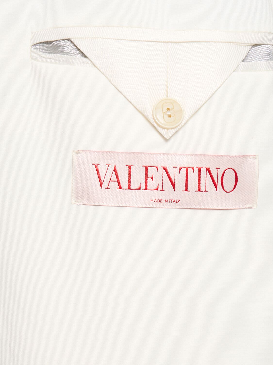 Shop Valentino Double Breast Wool Blazer In Black