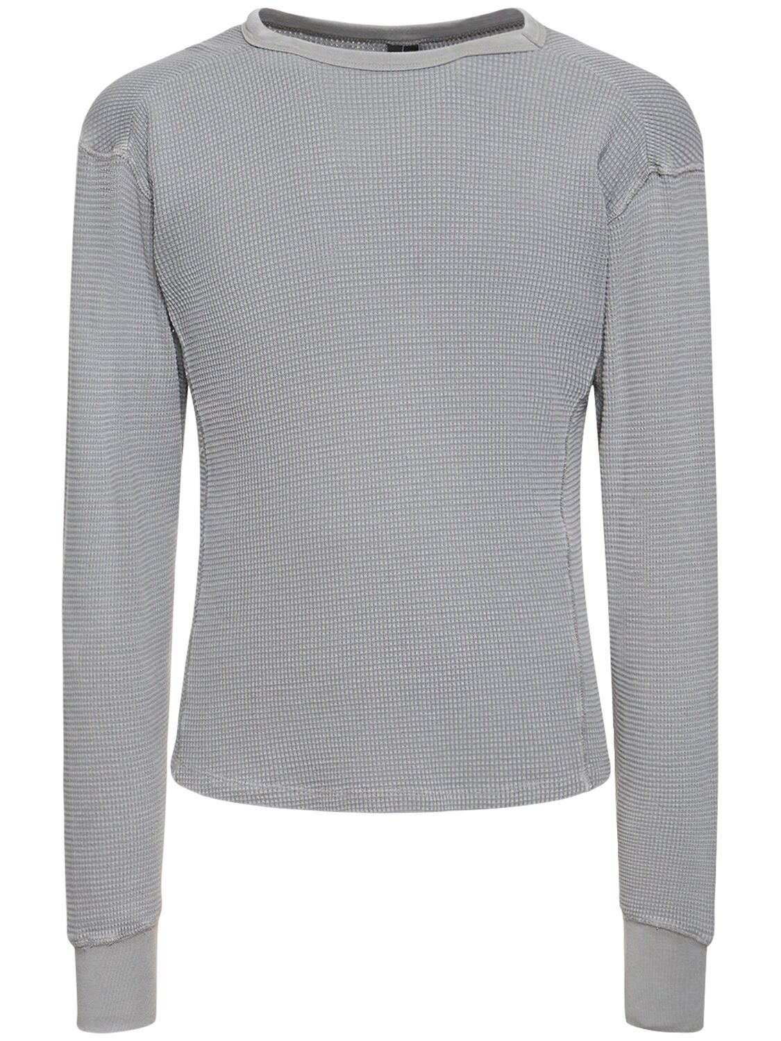 Entire Studios Rhino Thermal Long Sleeve T-shirt In Grey