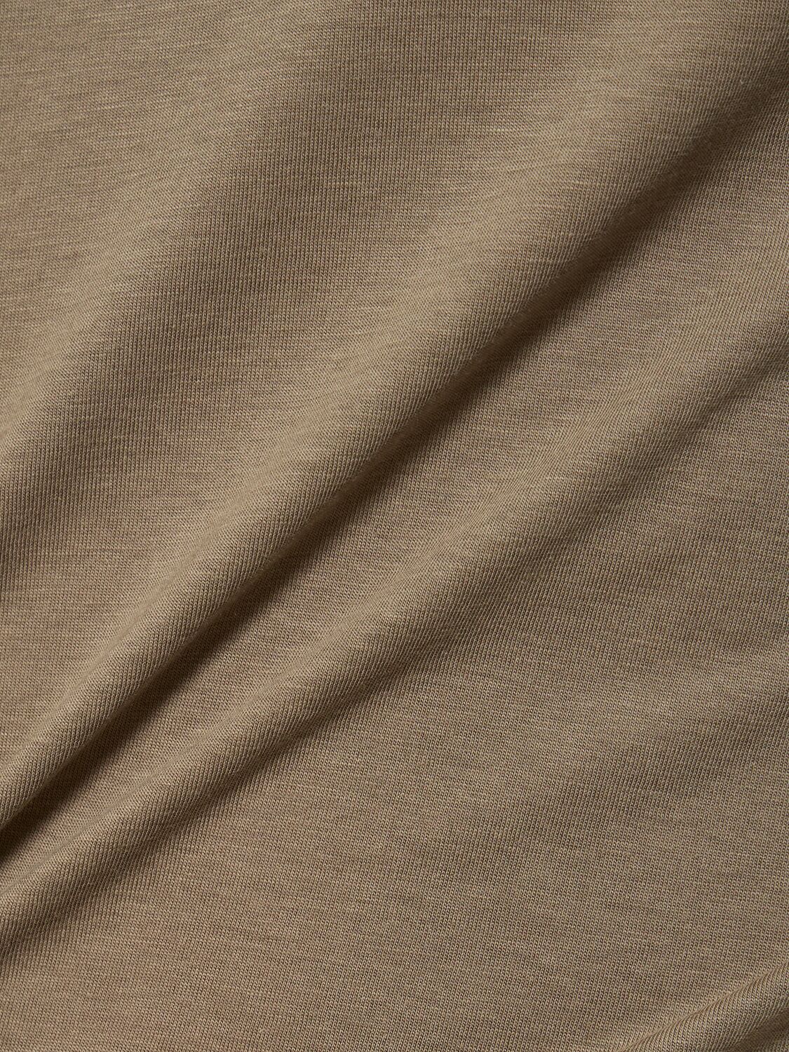 莱赛尔纤维&棉短袖圆领T恤