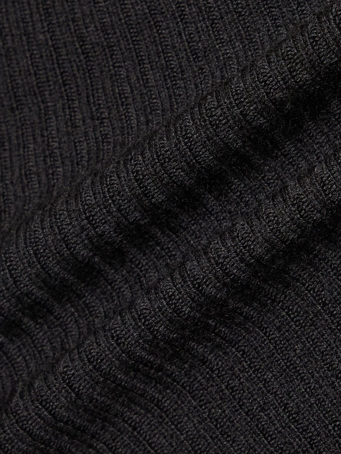 Shop Rick Owens One-shoulder Rib Knit Mini Dress In Black