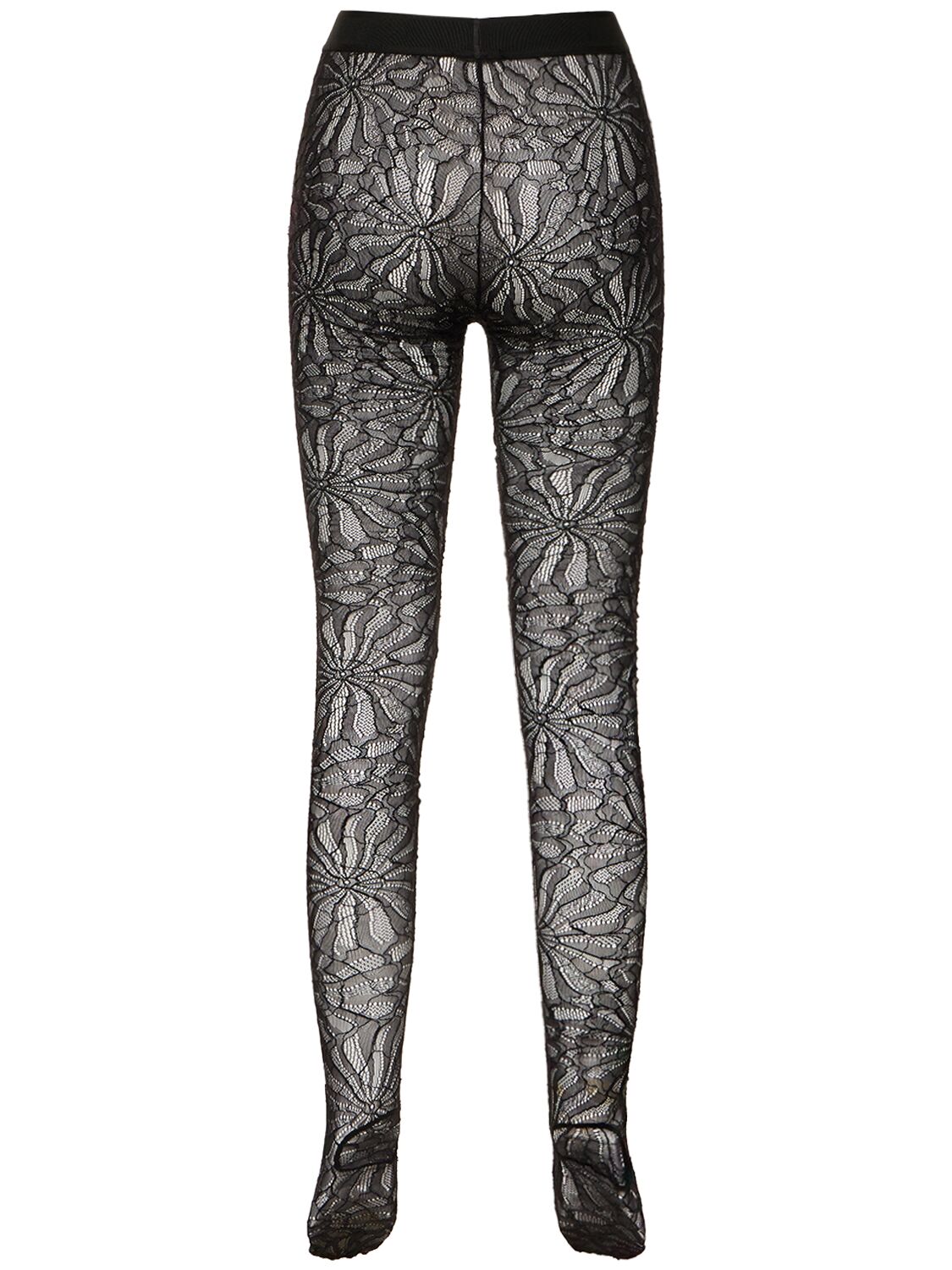 Shop Tom Ford Stretch Lace Leggings In Black