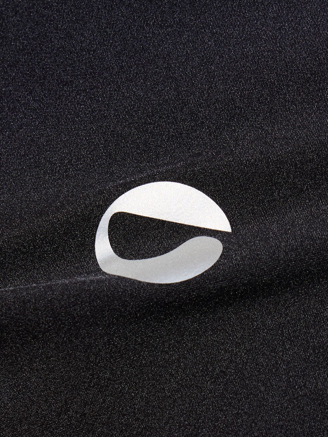 Shop Coperni Logo Fitted High Collar L/s T-shirt In Black