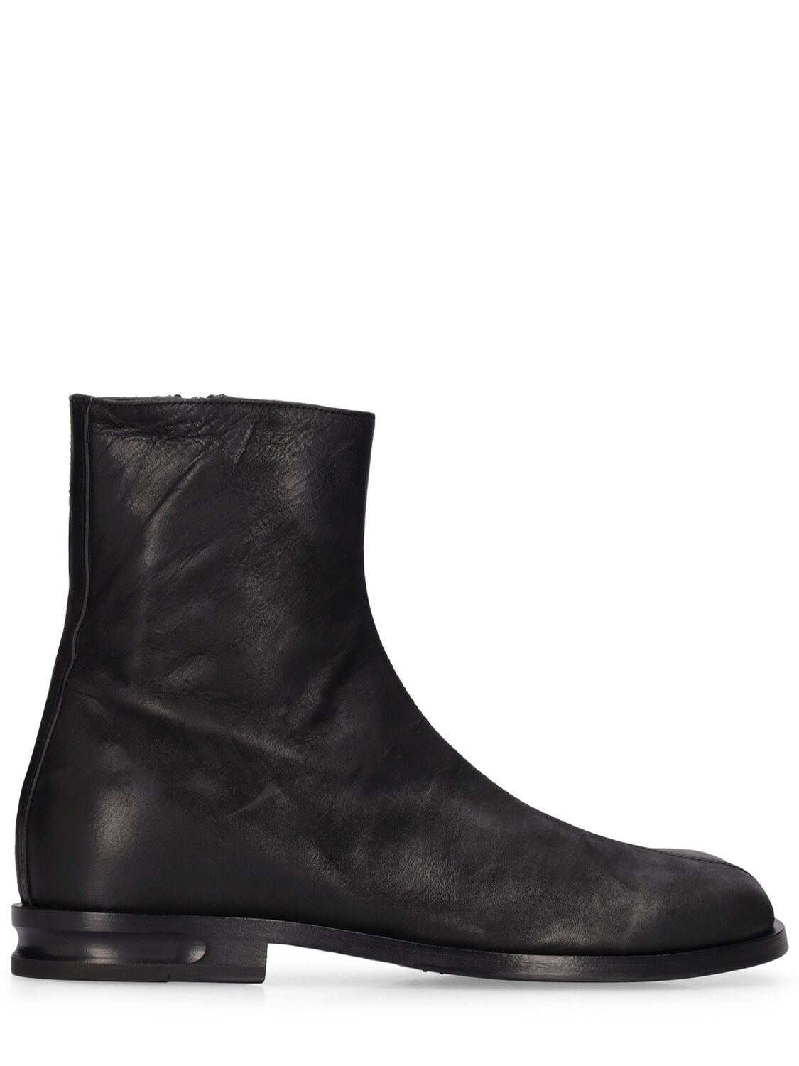 Mattia Capezzani Bandolero Leather Boots In Black
