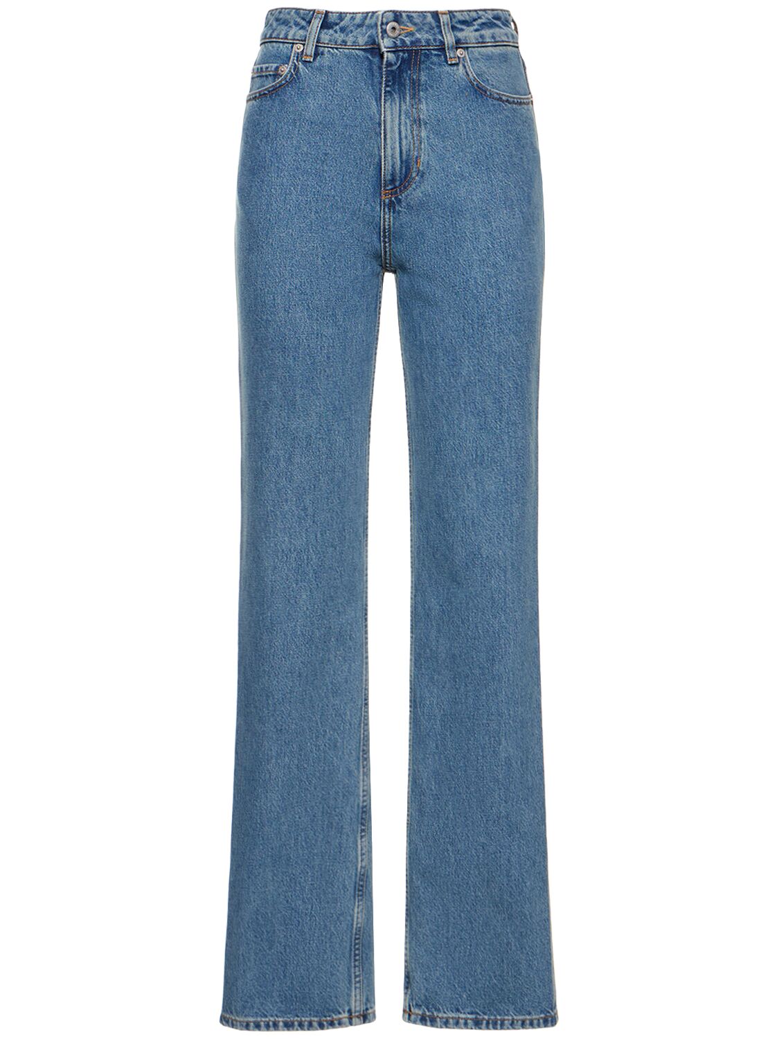 Image of Bergen High Rise Cotton Denim Jeans
