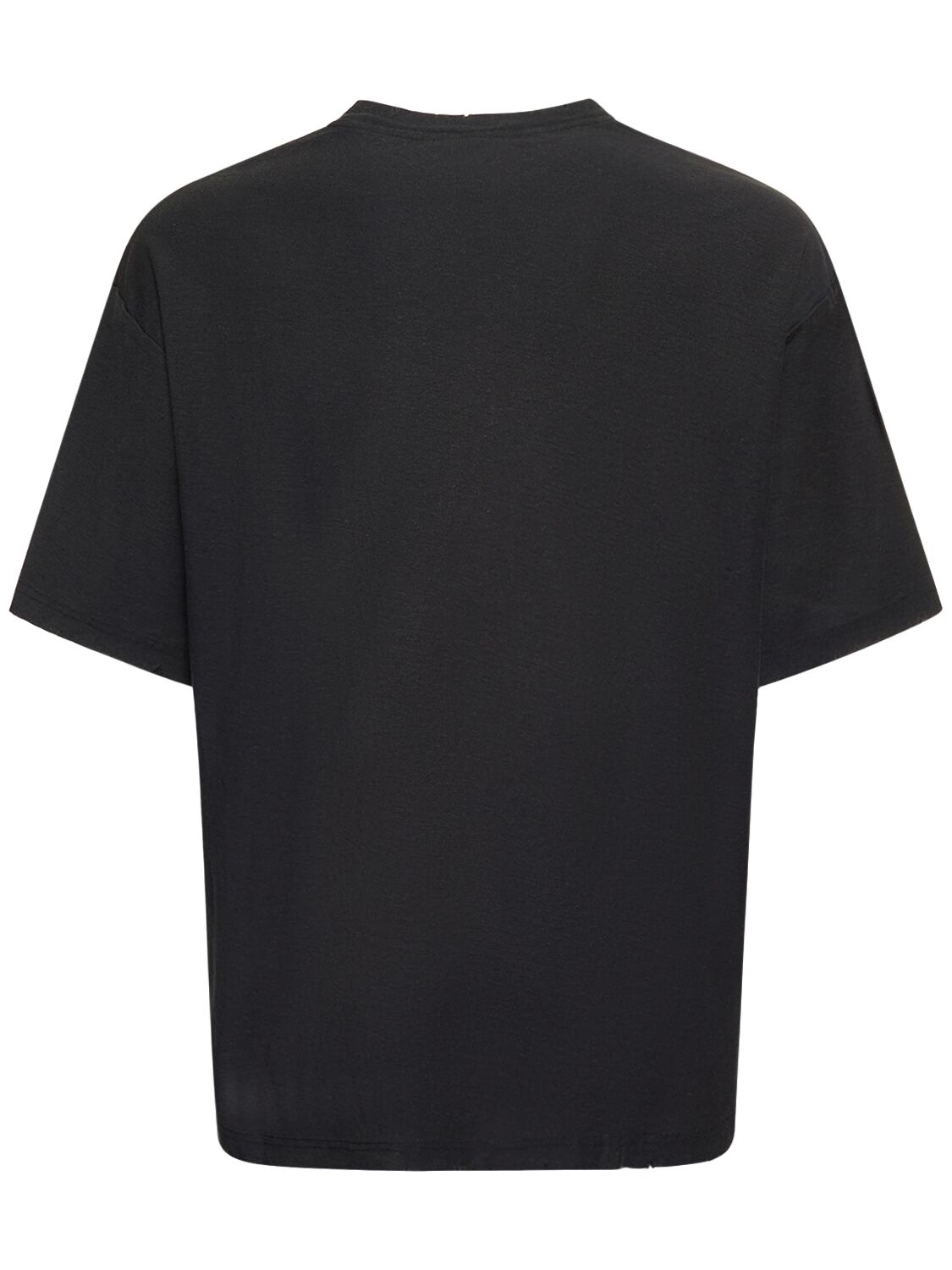 Shop Acne Studios Exford 1996 Cotton Blend T-shirt In Washed Black