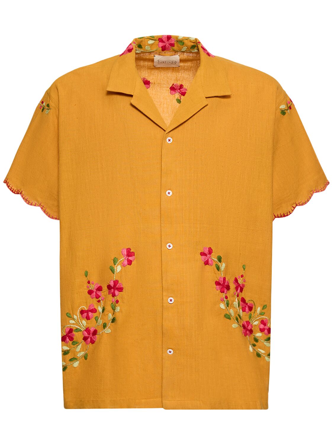 Table Cloth Embroidered Cotton Shirt – MEN > CLOTHING > SHIRTS